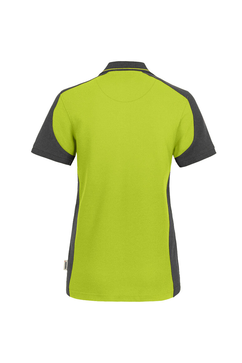 HAKRO Damen Poloshirt Contrast Mikralinar® kiwi/anthrazit