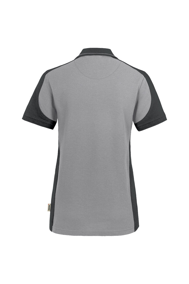 HAKRO Damen Poloshirt Contrast Mikralinar® titan/anthrazit
