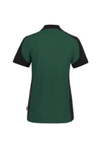 HAKRO Damen Poloshirt Contrast Mikralinar® tanne/anthrazit