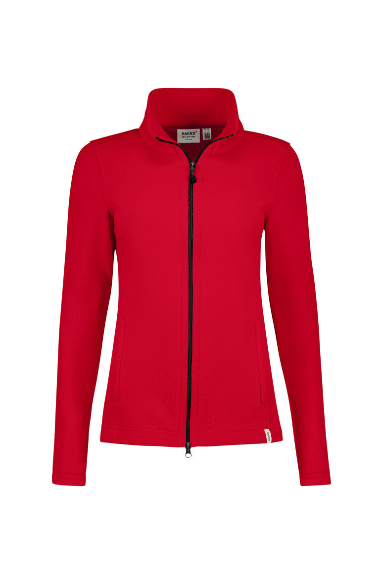 HAKRO Fleecejacke ECO rot