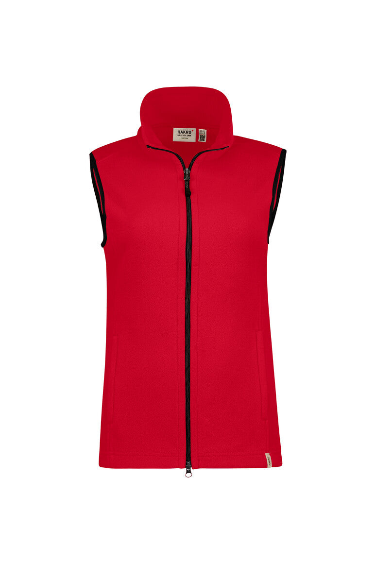 HAKRO Damen Fleeceweste ECO rot