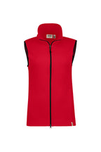HAKRO Damen Fleeceweste ECO rot