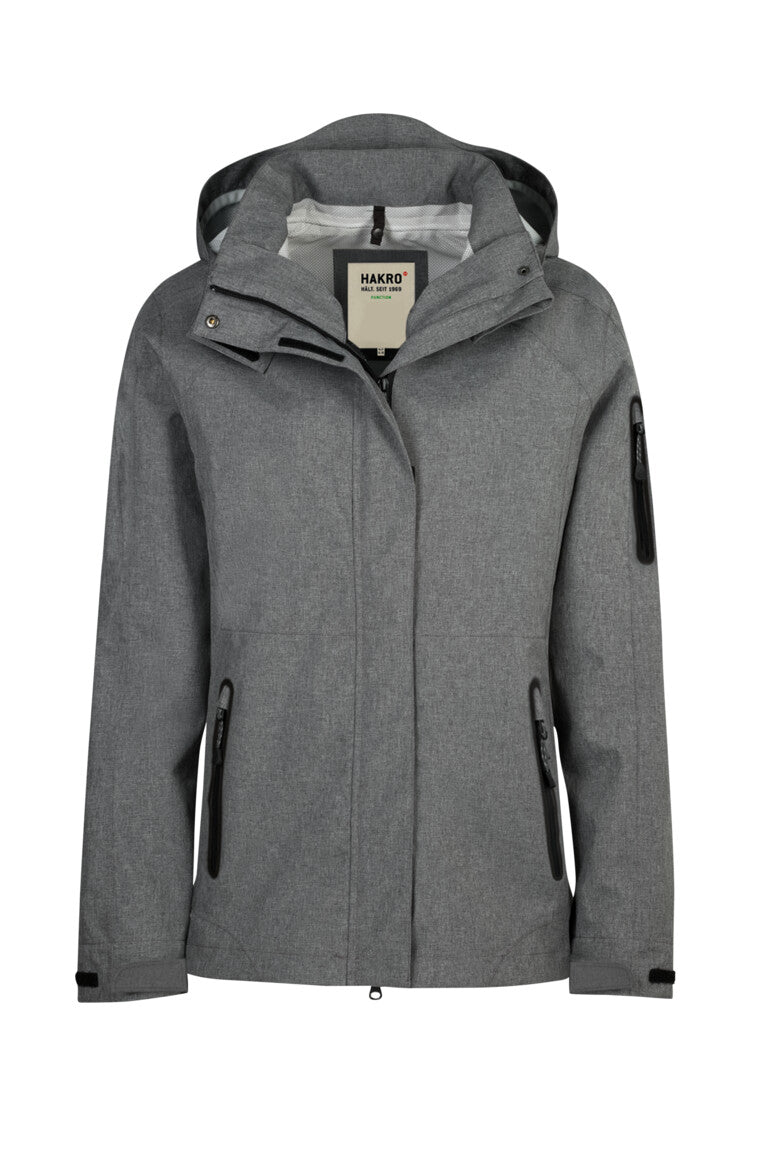 HAKRO Damen Activejacke Fernie dunkelgrau meliert