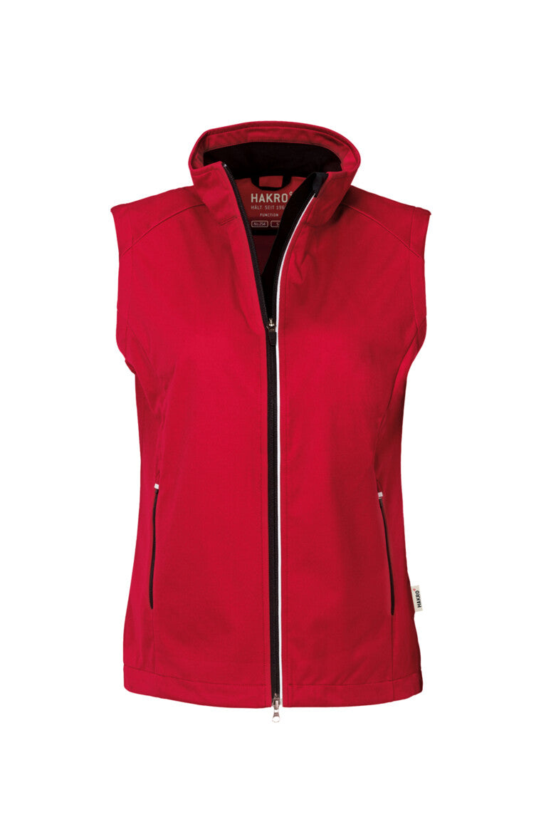 HAKRO Damen Light-Softshellweste Sarina rot