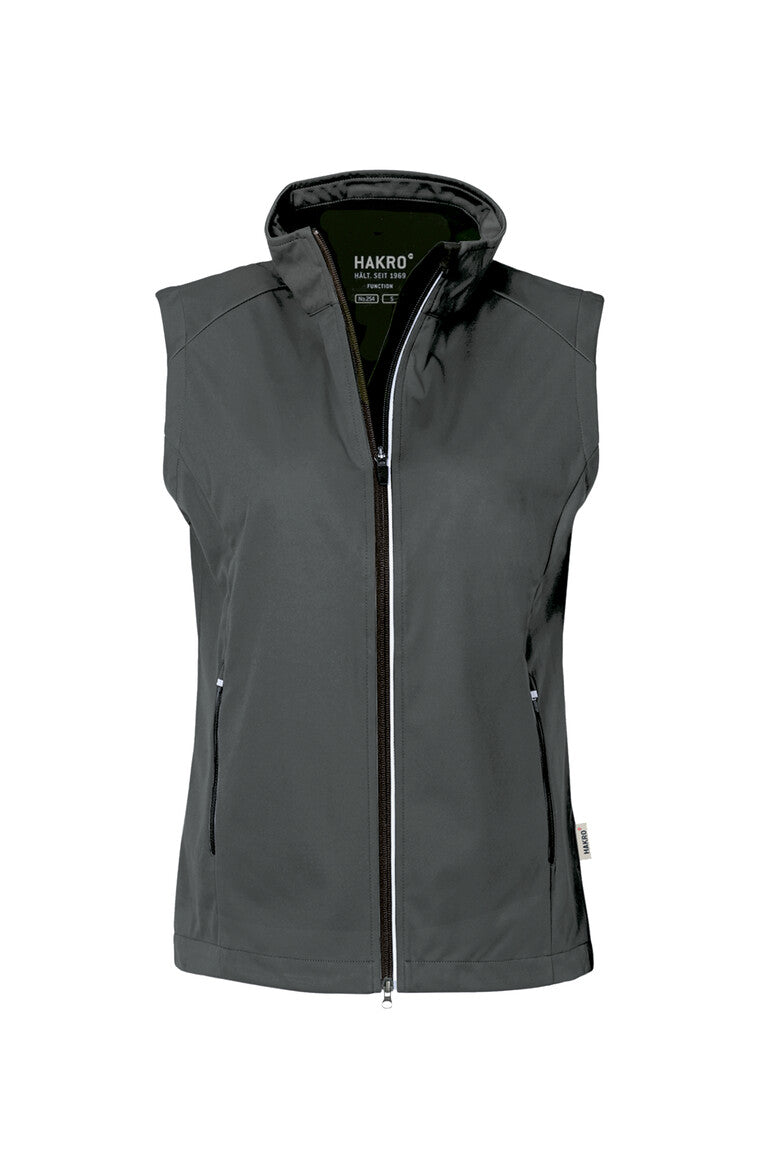 HAKRO Damen Light-Softshellweste Sarina anthrazit