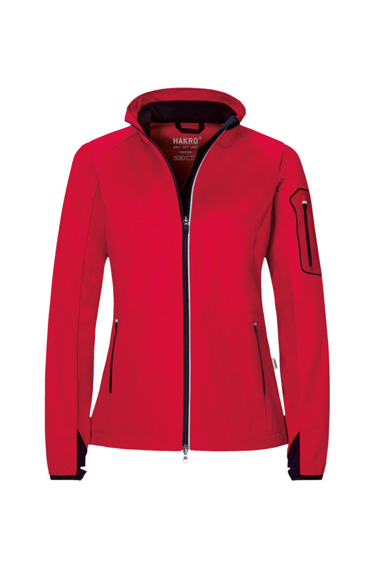 HAKRO Damen Light-Softshelljacke Sidney rot