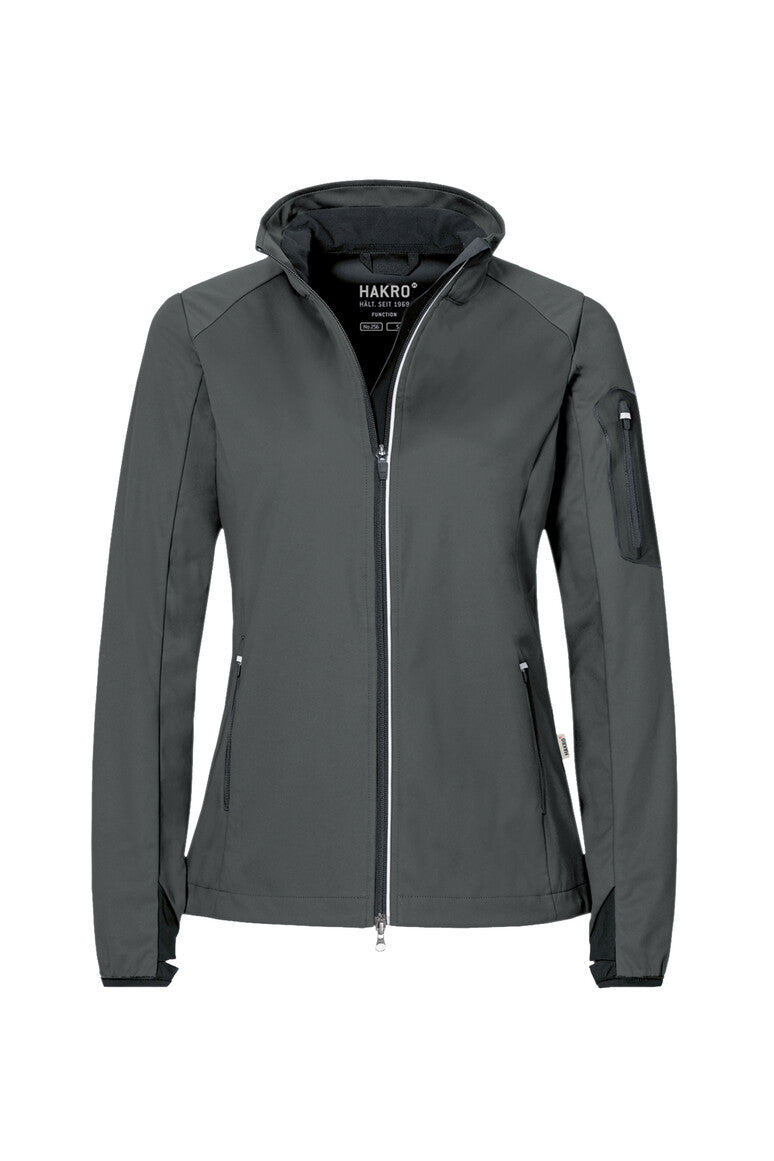 HAKRO Damen Light-Softshelljacke Sidney anthrazit