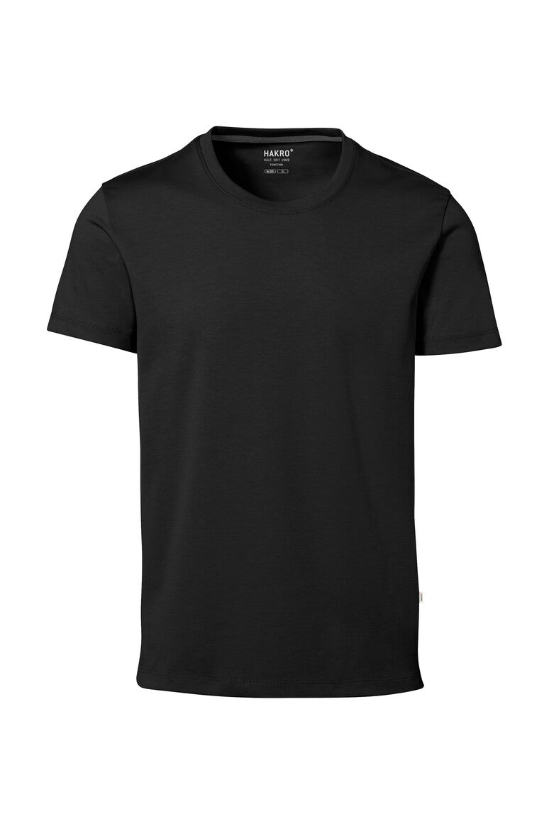 HAKRO Cotton Tec® T-Shirt schwarz