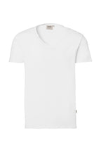 HAKRO V-Shirt Stretch weiß