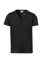 HAKRO V-Shirt Stretch schwarz