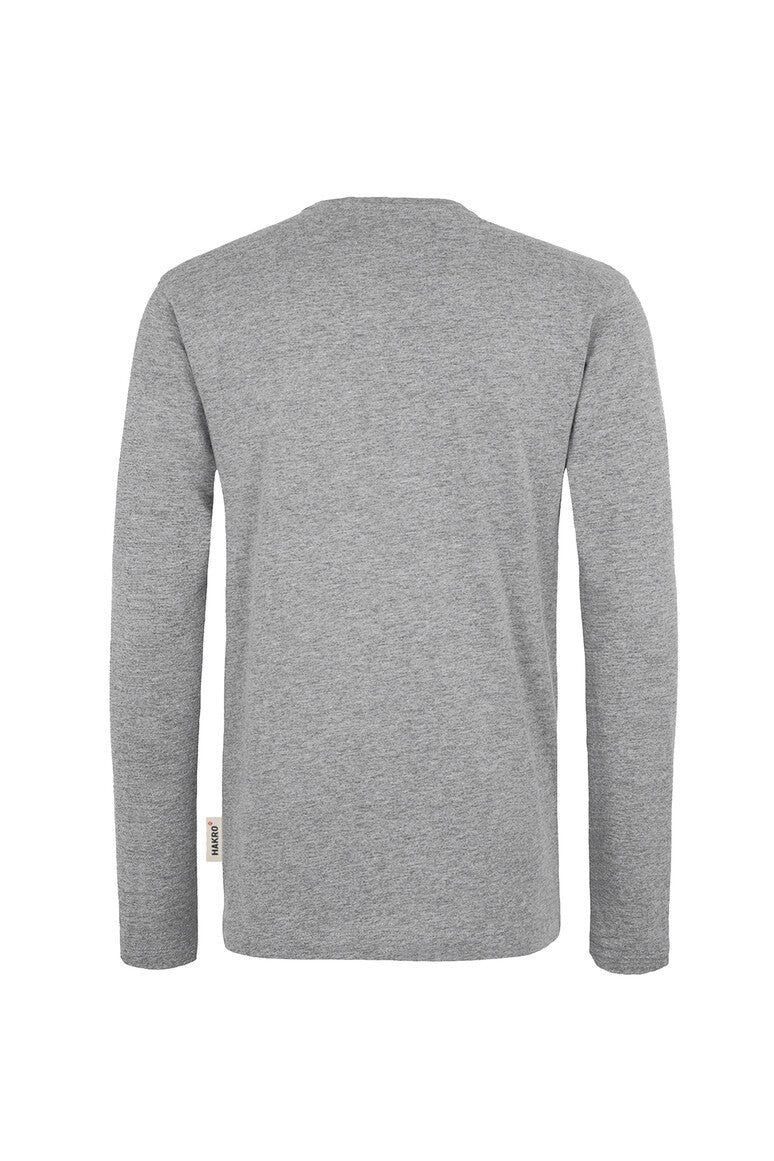 HAKRO Longsleeve Heavy grau meliert