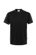 HAKRO T-Shirt Contrast Mikralinar® schwarz/anthrazit