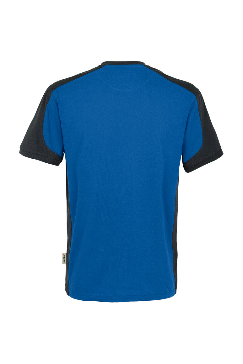 HAKRO T-Shirt Contrast Mikralinar® royalblau/anthrazit