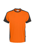HAKRO T-Shirt Contrast Mikralinar® orange/anthrazit