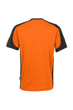 HAKRO T-Shirt Contrast Mikralinar® orange/anthrazit