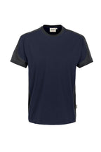 HAKRO T-Shirt Contrast Mikralinar® tinte/anthrazit
