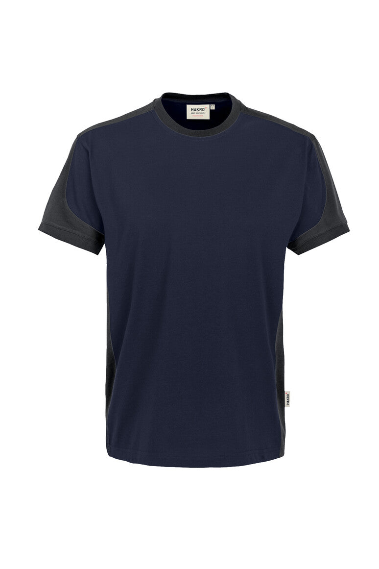 HAKRO T-Shirt Contrast Mikralinar® tinte/anthrazit