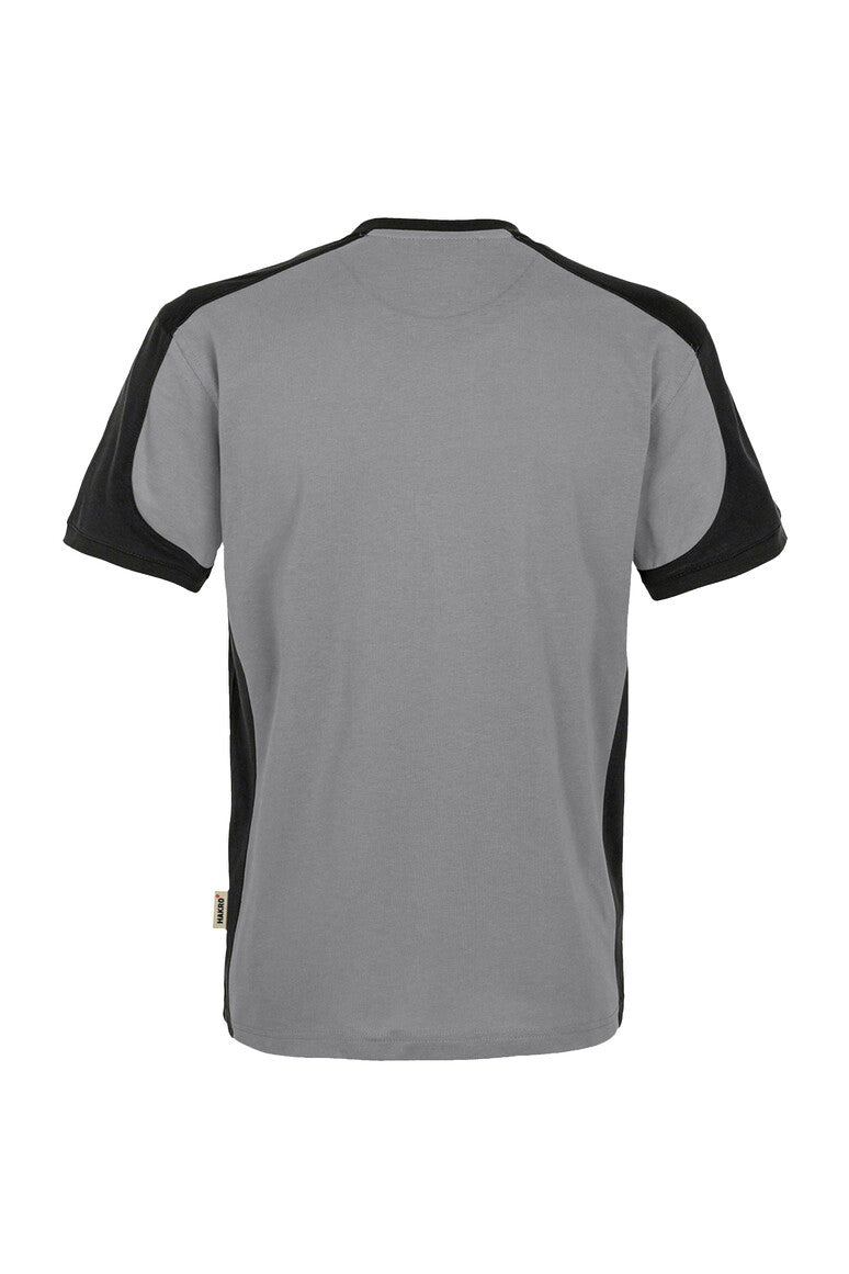 HAKRO T-Shirt Contrast Mikralinar® titan/anthrazit