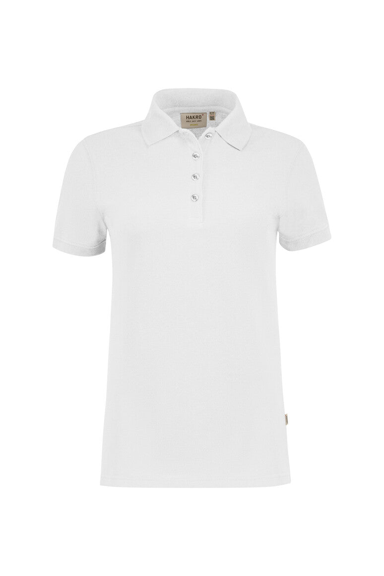 HAKRO Damen Poloshirt Bio-Baumwolle GOTS weiß