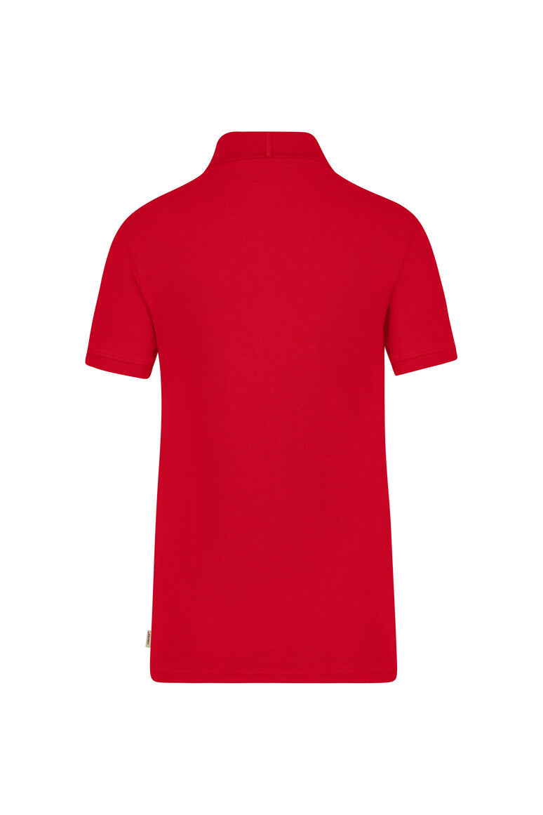 HAKRO Damen Poloshirt Bio-Baumwolle GOTS rot