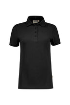 HAKRO Damen Poloshirt Bio-Baumwolle GOTS schwarz