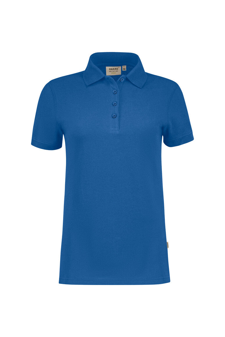 HAKRO Damen Poloshirt Bio-Baumwolle GOTS royalblau