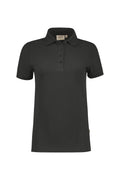 HAKRO Damen Poloshirt Bio-Baumwolle GOTS karbongrau