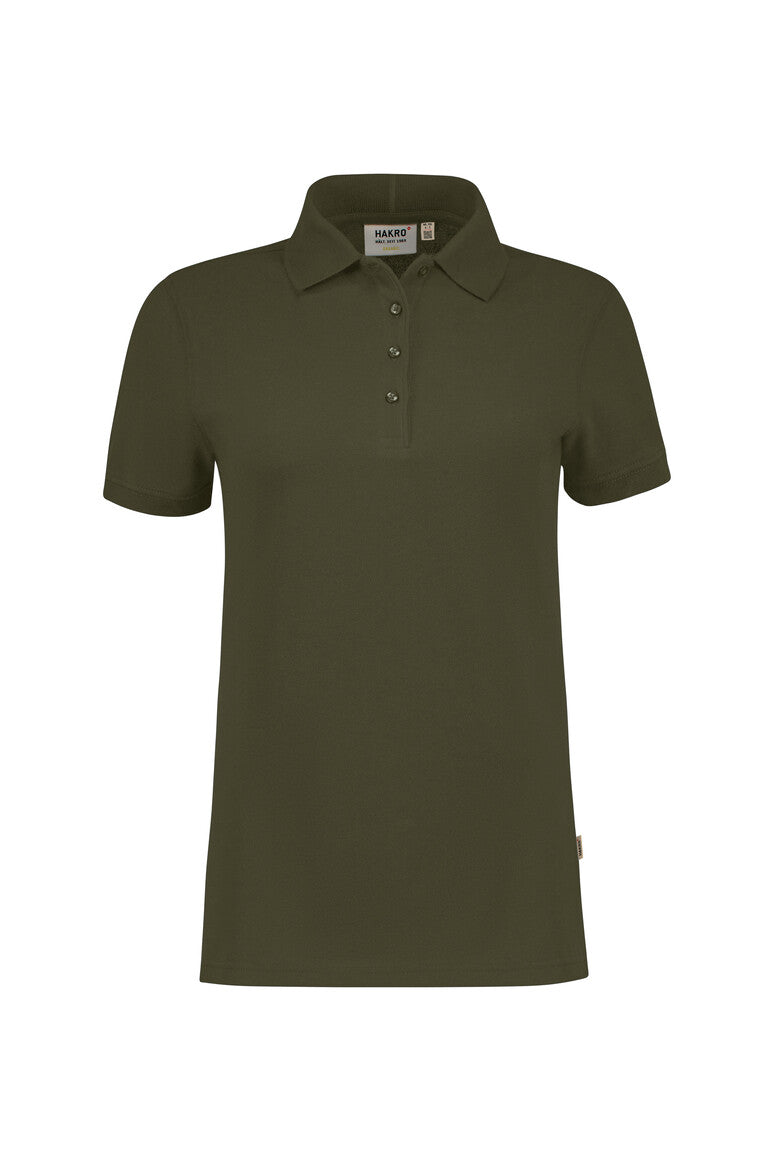 HAKRO Damen Poloshirt Bio-Baumwolle GOTS olive