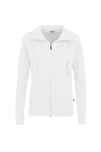 HAKRO Damen Sweatjacke College weiß