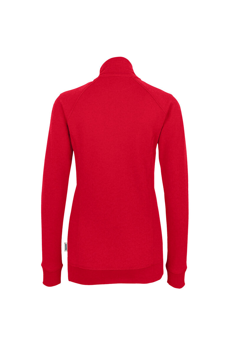HAKRO Damen Sweatjacke College rot