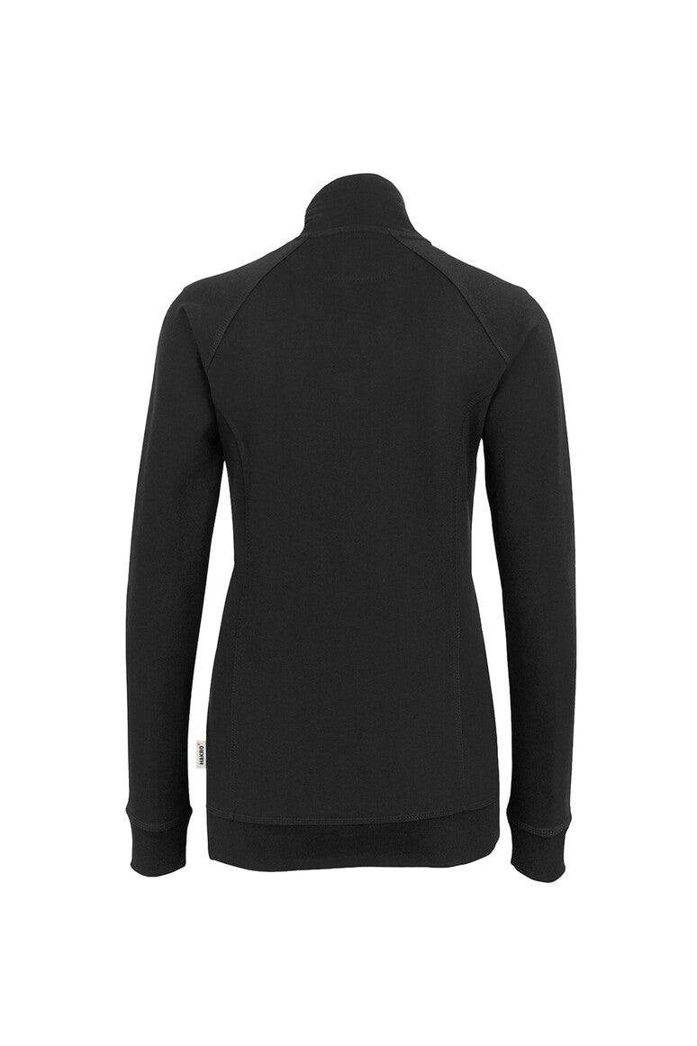 HAKRO Damen Sweatjacke College schwarz
