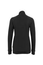HAKRO Damen Sweatjacke College schwarz