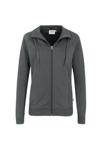 HAKRO Damen Sweatjacke College anthrazit