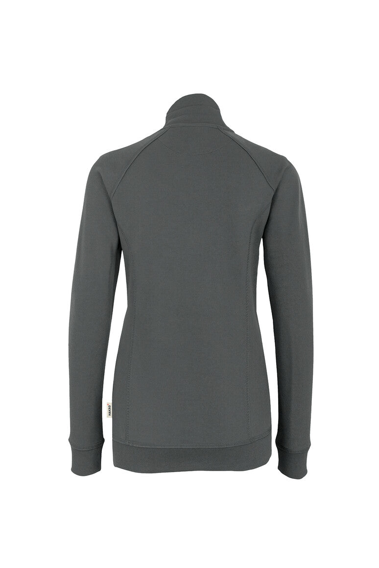 HAKRO Damen Sweatjacke College anthrazit