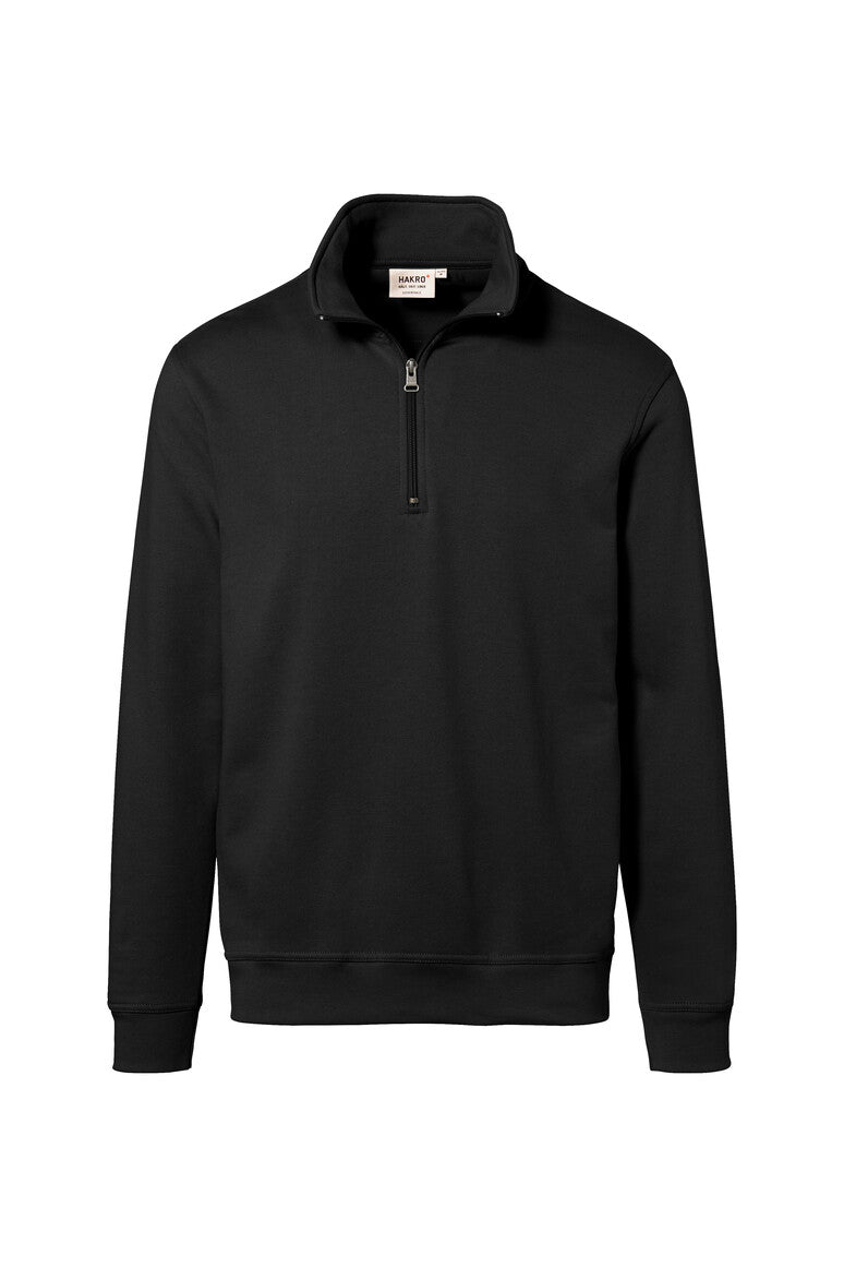 HAKRO Zip-Sweatshirt Premium schwarz