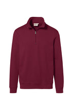 HAKRO Zip-Sweatshirt Premium weinrot