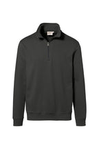 HAKRO Zip-Sweatshirt Premium karbongrau
