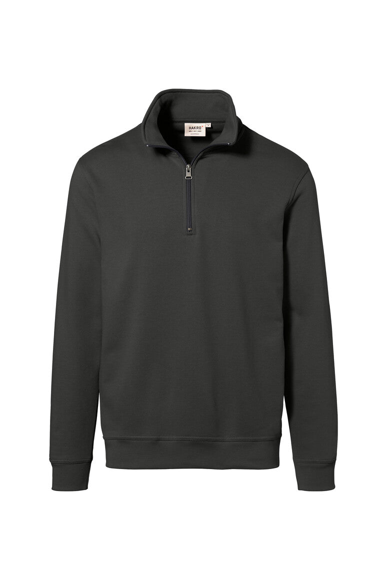 HAKRO Zip-Sweatshirt Premium karbongrau