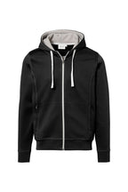 HAKRO Kapuzenjacke Bonded schwarz/silber
