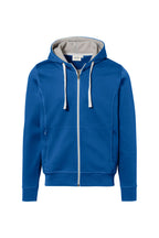 HAKRO Kapuzenjacke Bonded royalblau/silber