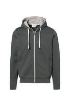 HAKRO Kapuzenjacke Bonded anthrazit/silber