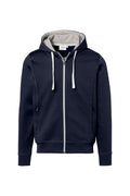 HAKRO Kapuzenjacke Bonded tinte/silber