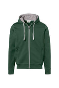 HAKRO Kapuzenjacke Bonded tanne/silber
