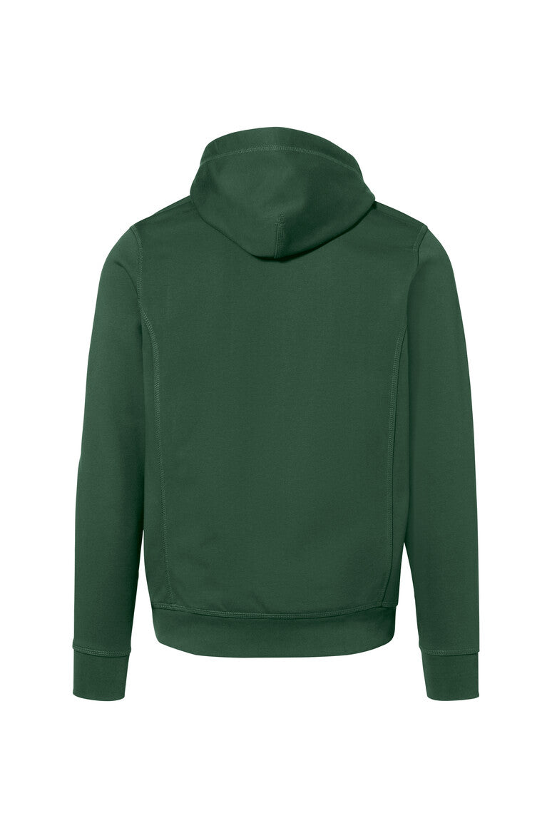 HAKRO Kapuzenjacke Bonded tanne/silber