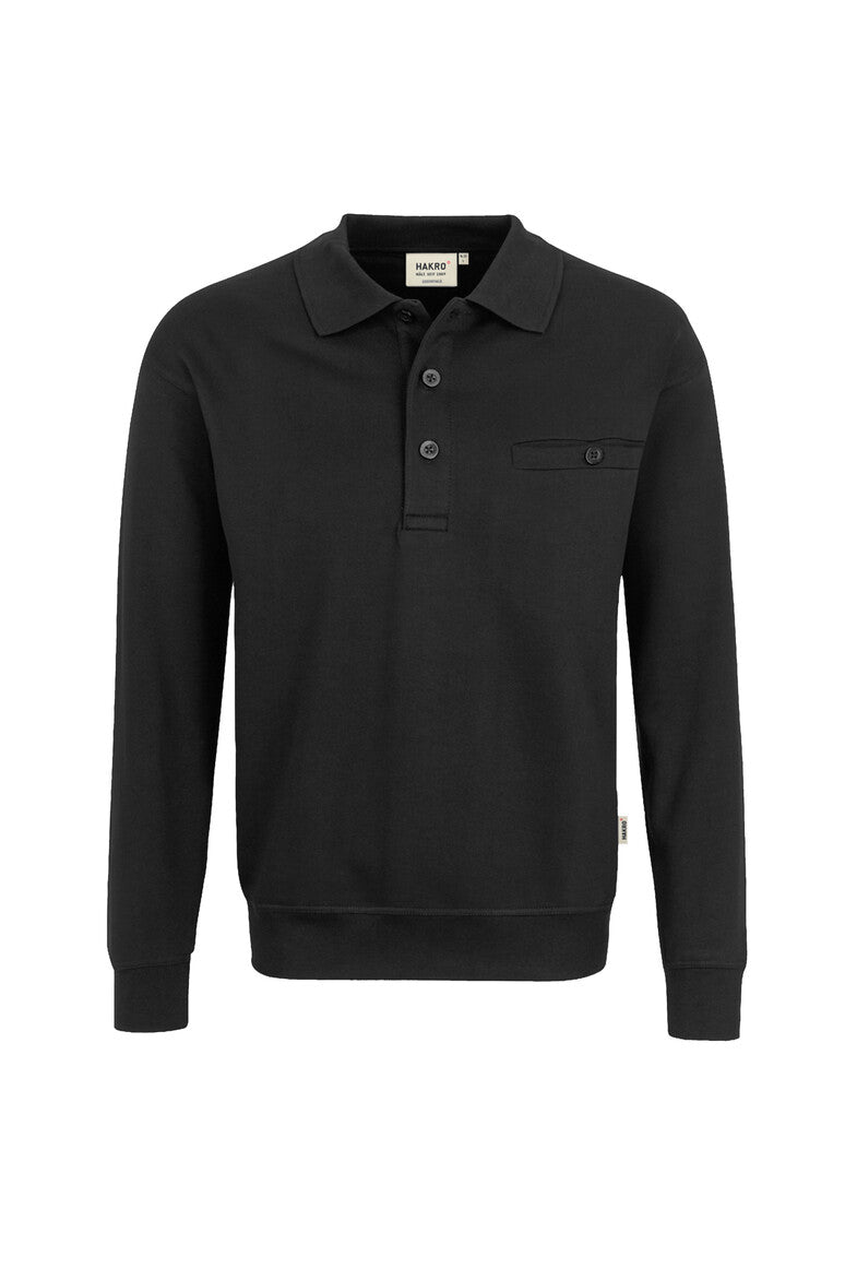 HAKRO Pocket-Sweatshirt Premium schwarz