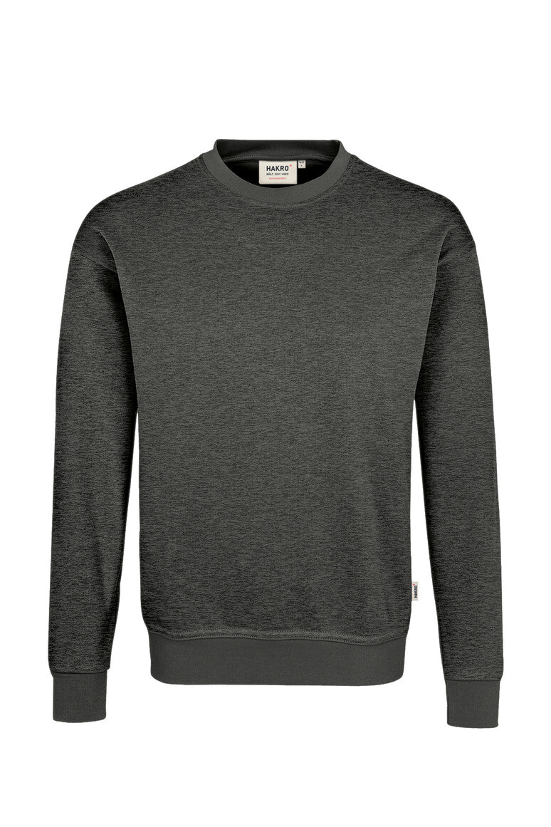 HAKRO Sweatshirt Mikralinar® anthrazit meliert