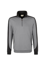 HAKRO Zip-Sweatshirt Contrast Mikralinar titan/anthrazit