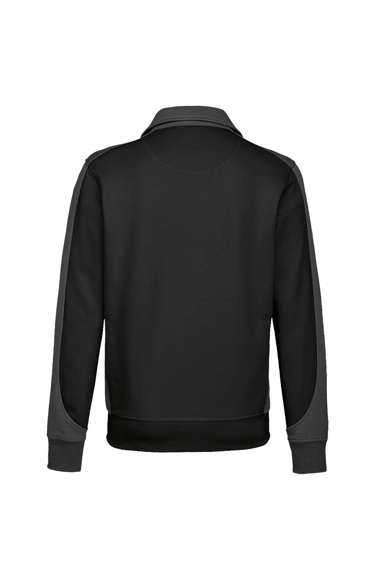HAKRO Sweatjacke Contrast Mikralinar® schwarz/anthrazit