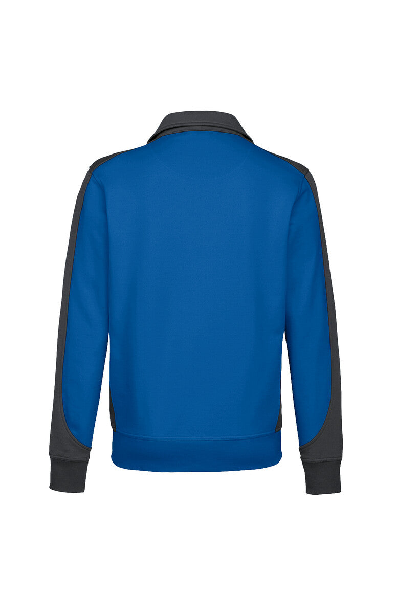HAKRO Sweatjacke Contrast Mikralinar® royalblau/anthrazit