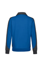 HAKRO Sweatjacke Contrast Mikralinar® royalblau/anthrazit